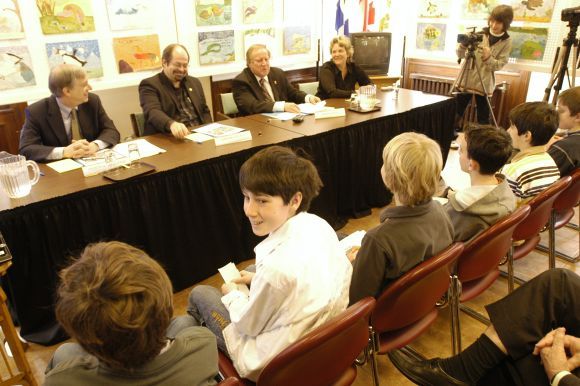 Students at Beaconsfield’s Centennial Hall